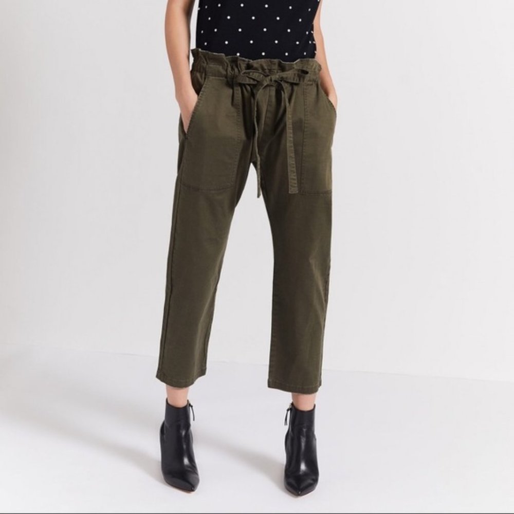 CURRENT ELLIOTT The Tabloid Pant Rural Green